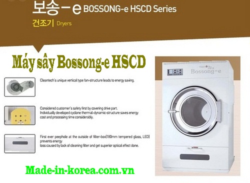 Máy sấy công nghiệp Hàn Quốc Bossong e